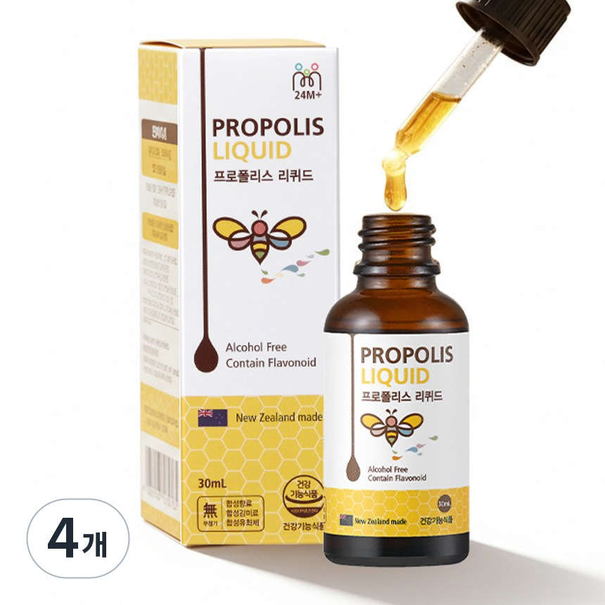 디어패밀리 뉴질랜드 마누카꿀 프로폴리스 리퀴드, 4개, 30ml 70,400원