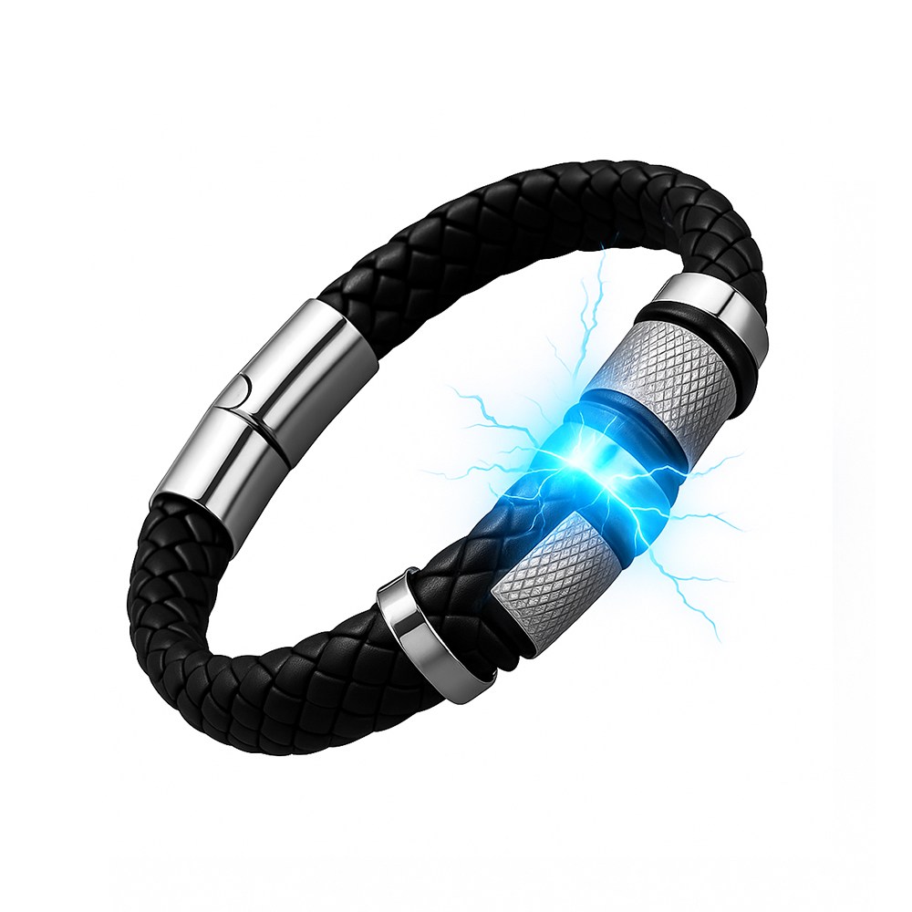 엑스트라밴드 네오디뮴 활력 에너지 팔찌, 1개, 블랙 29,800원