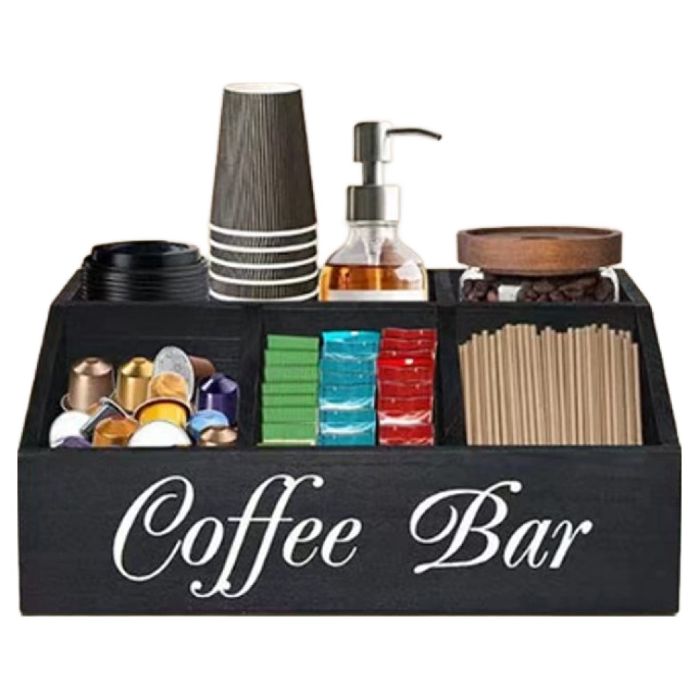 앞날창창 커피 티백 탕비실 다용도 수납 트레이 정리함, 블랙, 1개 13,050원