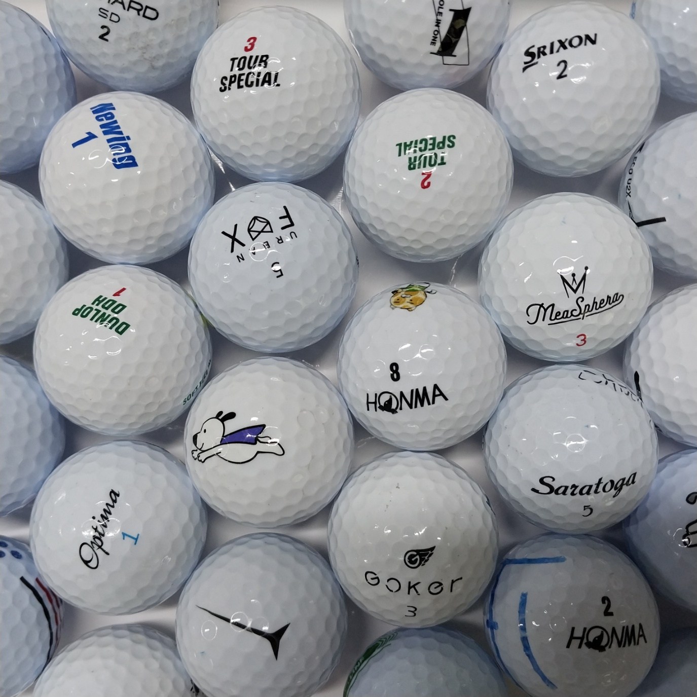 제로골프 유명브랜드 프리미엄 로스트볼 골프공 특A+급 1등급 15,900원