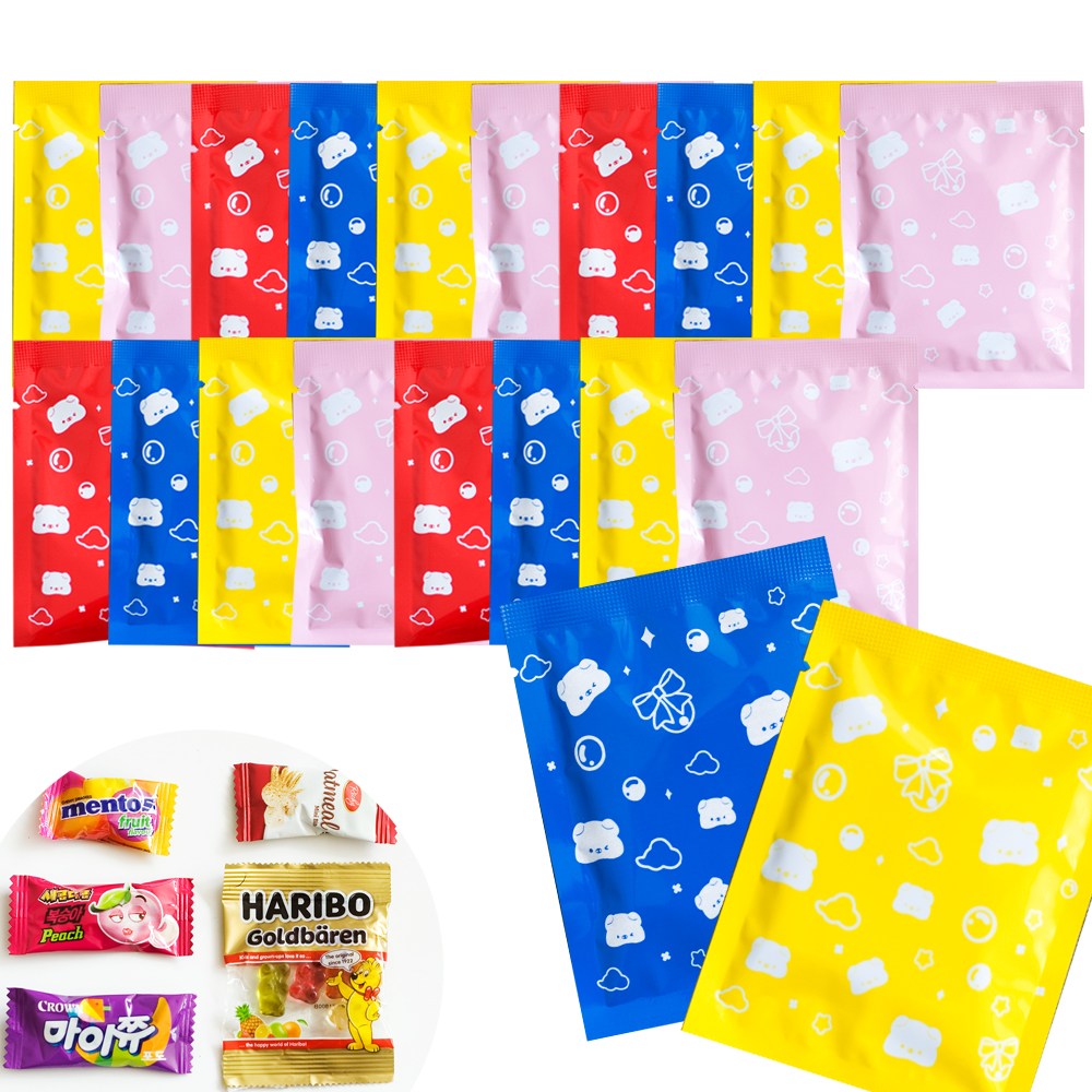 대용량 행사 답례품 단체 간식꾸러미 어린이집 생일 유치원 학교 교회 구디백 GD15, 20개, 하리보젤리, 미니멘토스. 마이쭈, 오트밀미니, 새콤달콤 25,900원