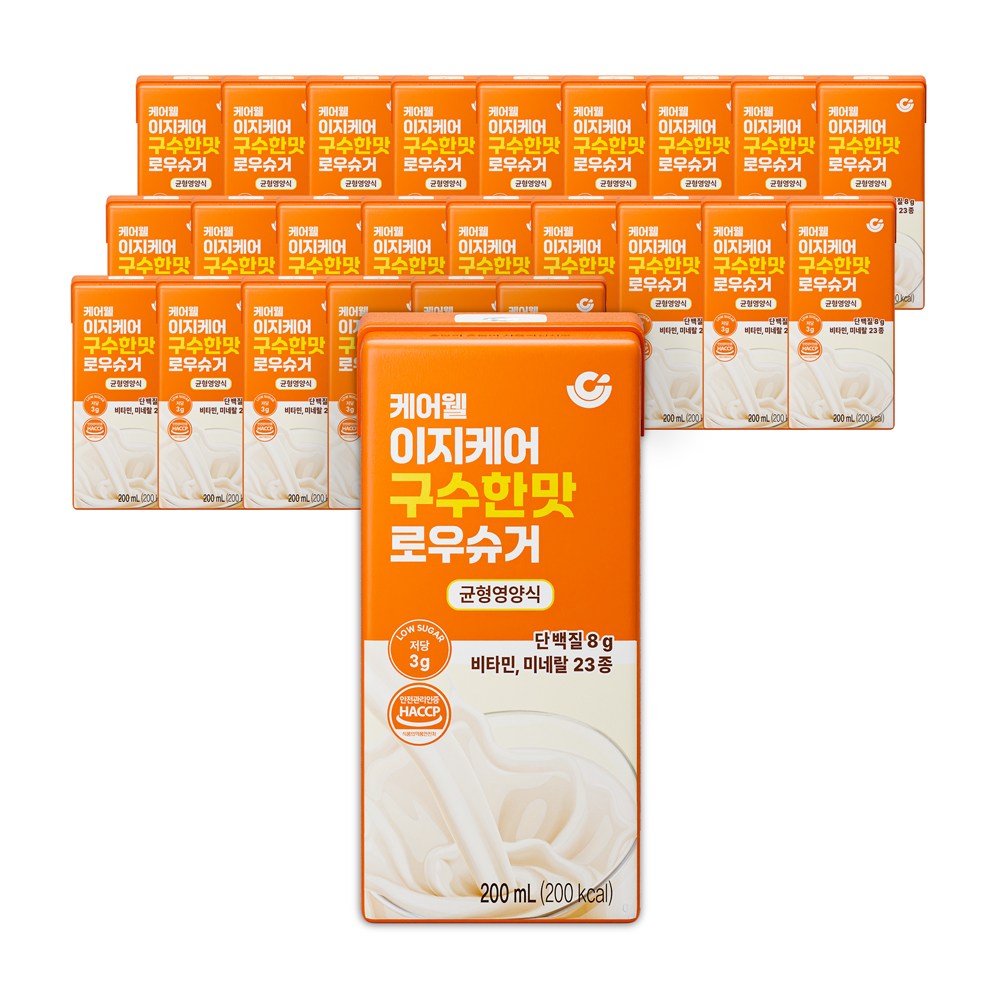 케어웰 이지케어 구수한맛 로우슈거 저당 균형영양식 27,900원