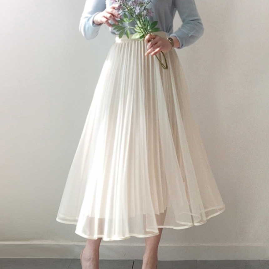 라라로엔픽 여리여리핏 플리츠 쉬폰 샤스커트 23,860원