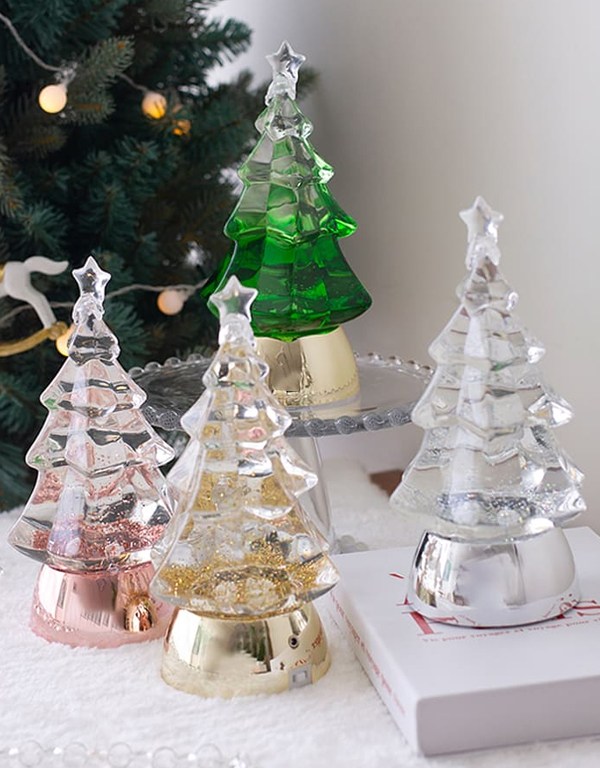 크리스마스 투명 트리 워터볼 오르골 4종 49,800원