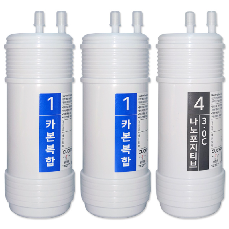25년쿠쿠정수기필터 정품1세트 (메탈카본=카본복합2개+나노포지티브1개), 1세트, CP-TS011S 129,900원