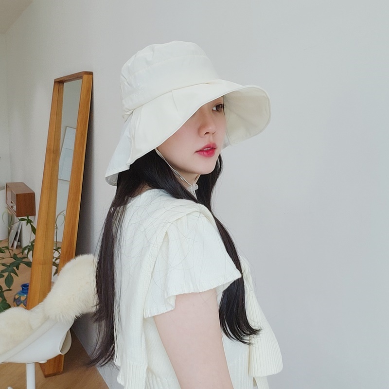 느와드코코 UV 차단 파스텔톤 방수 플랩캡 턱끈 와이어 챙모자 14,200원