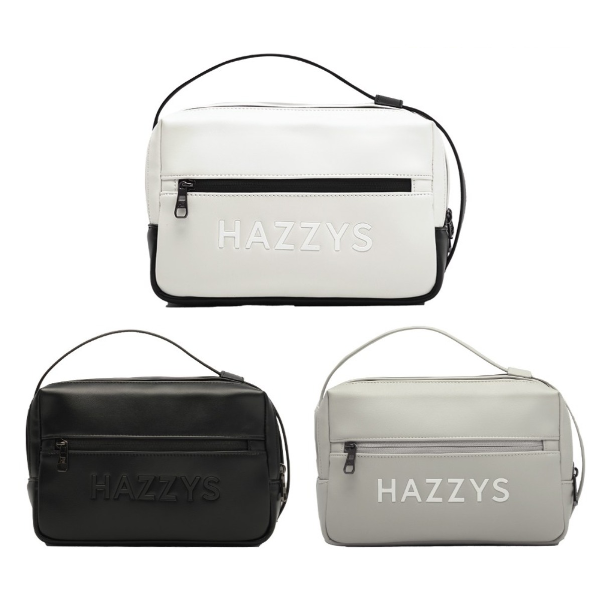 2025년 헤지스골프 남자 골프 파우치백 HZPB-001M, 1개, 화이트블랙 85,000원