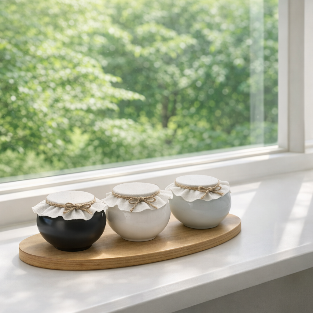 오복항아리 소금단지3종 풍수 항아리 도자기, 1개 36,000원