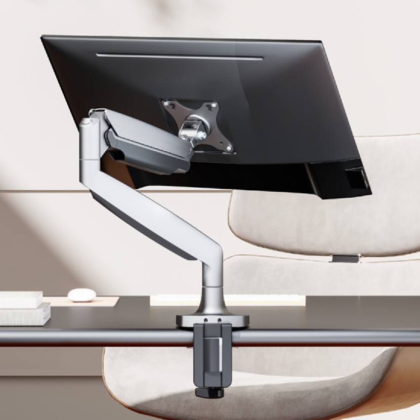 암스트롱 모니터암 싱글 고중량 모니터 삼성 LG 45인치 43인치 32인치 호환, 그레이 45E, 1개 49,800원