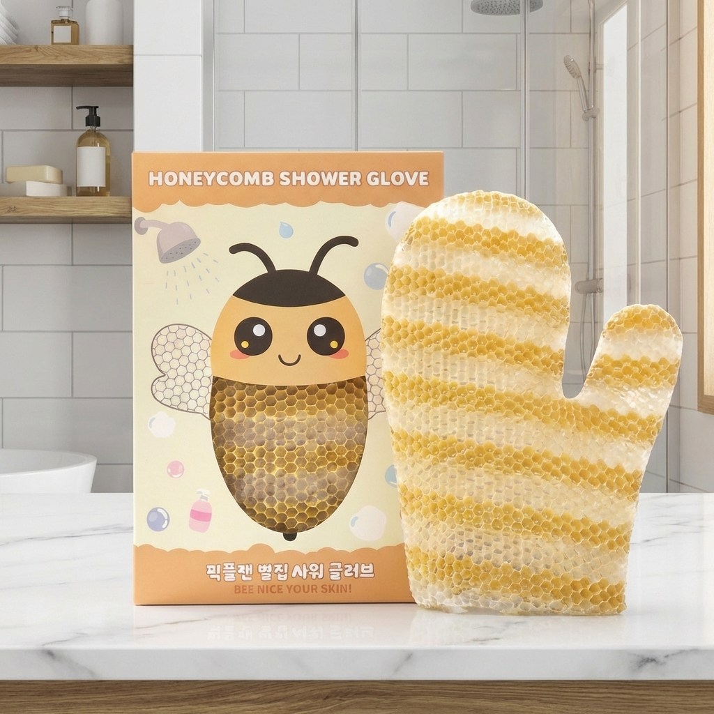 픽플랜 벌집 샤워 글러브 TPU 스트라이프 저자극 샤워장갑 19,800원