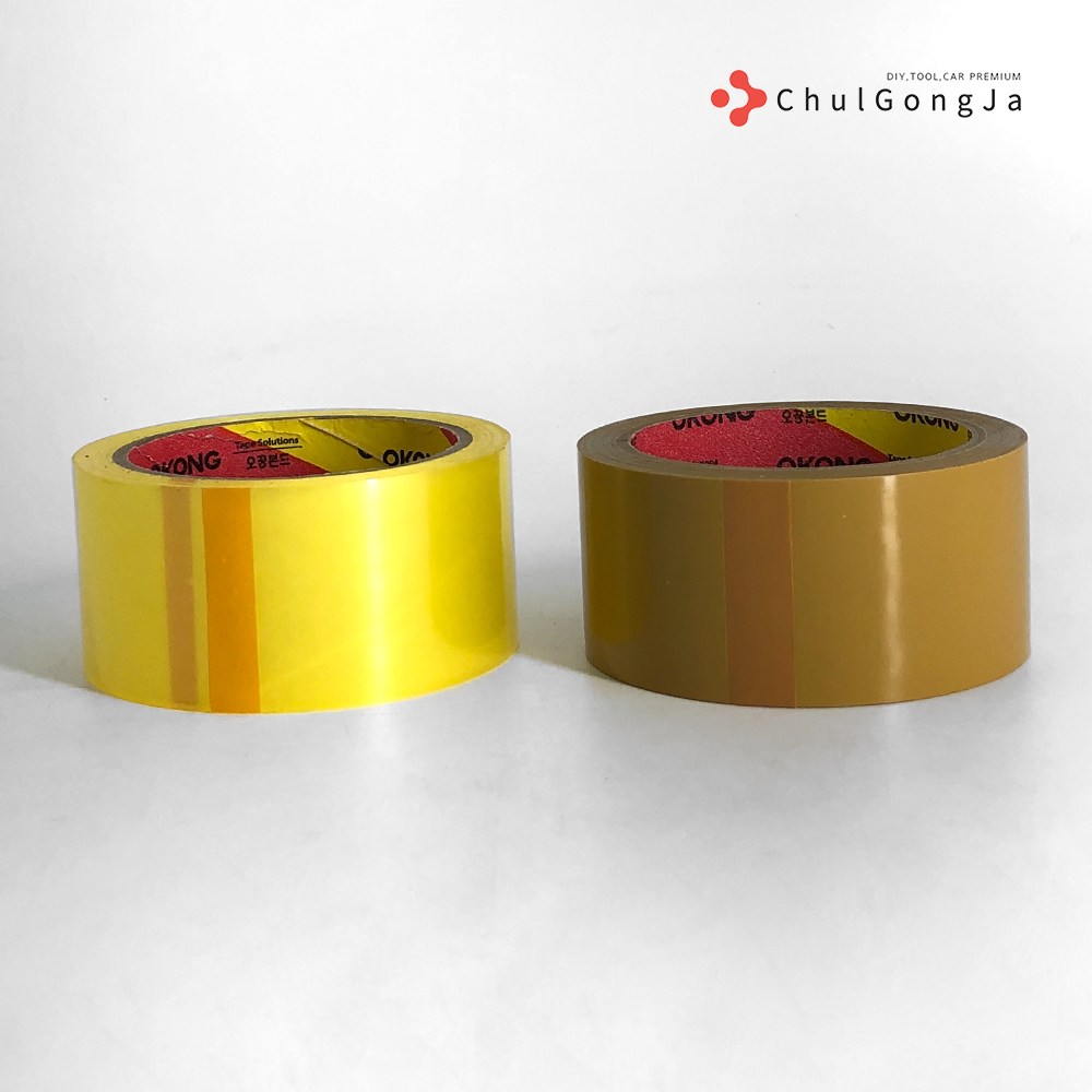 철공자 오공 박스 테이프 40M 수입 OPP 중포장 투명 황색 아크릴 택배 7,000원