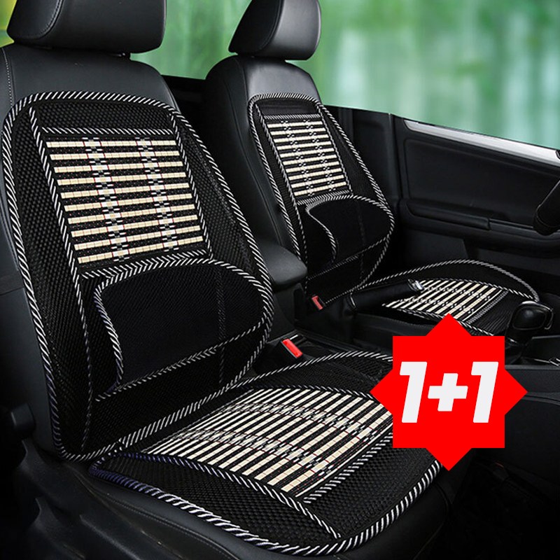 1+1 굿프랩 자동차 통풍 시트 대나무 여름 매쉬 쿨 방석, 대나무 통풍시트, 1세트 20,600원