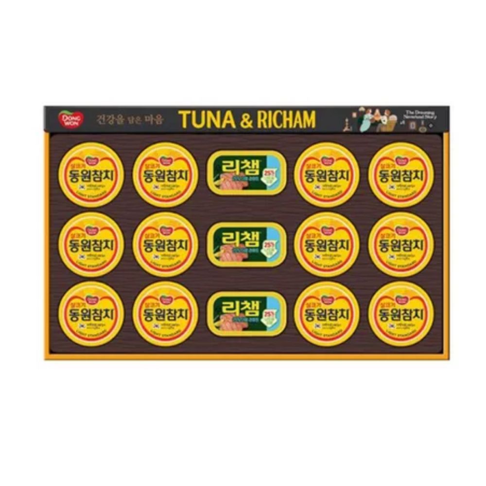 [홍스몰]동원 튜나리챔30호 선물세트(5세트) 설 추석 선물 명절 동원참치 리챔 설 추석 선물 157,000원