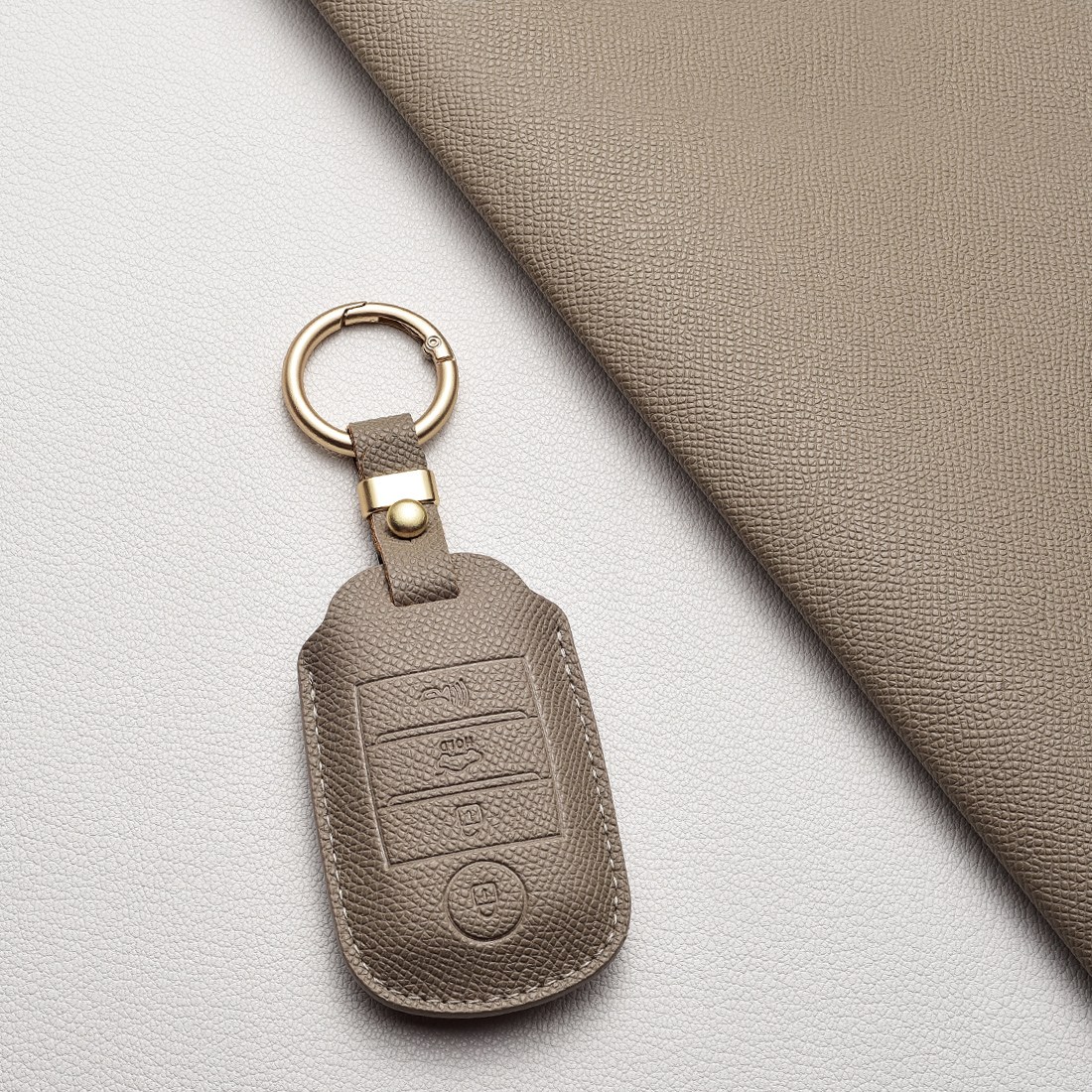 기아 키 커버 케이스 A4타입 4버튼 호환 (K3K5쏘울올뉴카렌스카니발니로쏘렌토스포티지 등), 기아/A4 타입, 에토프그레이 15,900원