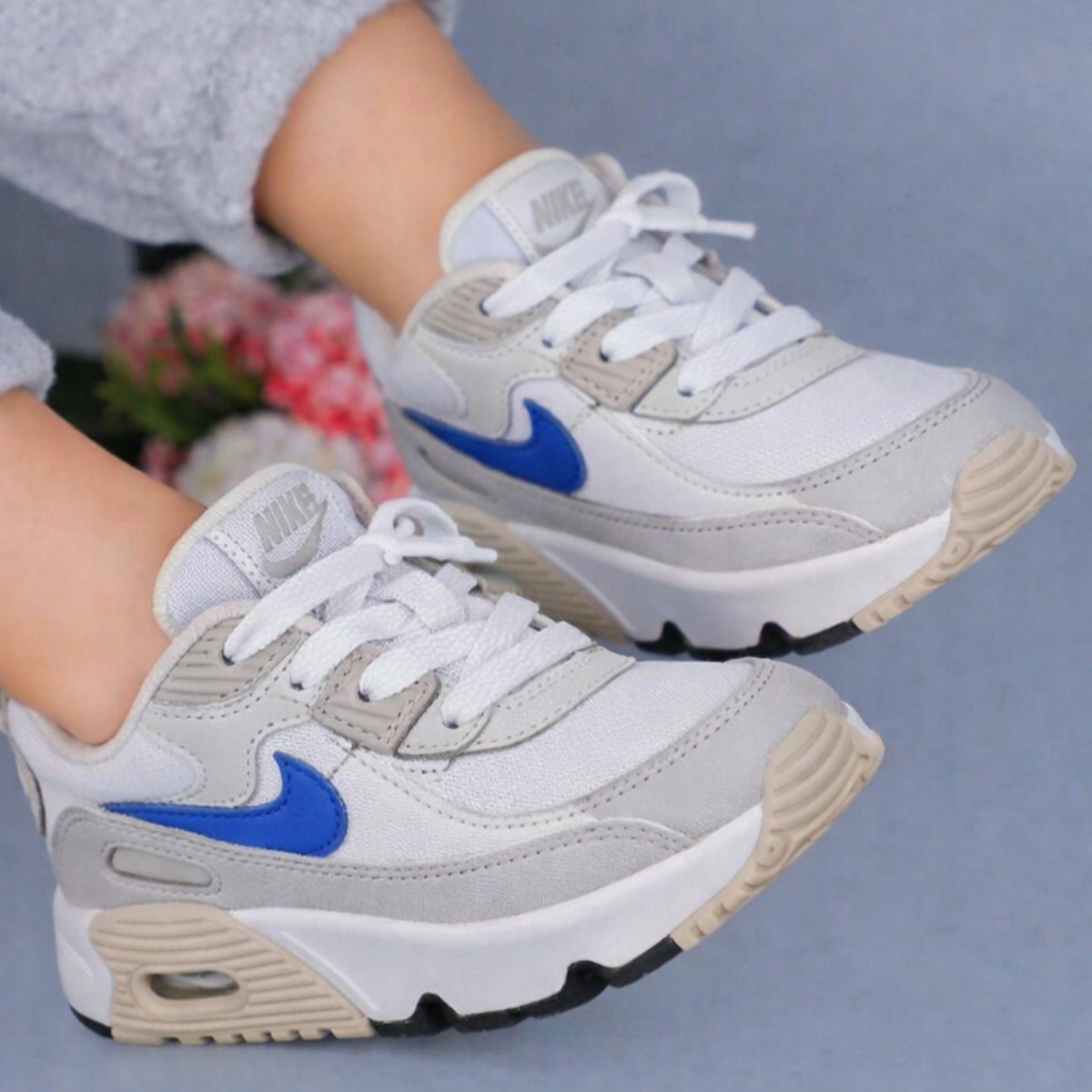 [국내매장판] 나이키 아동 에어맥스 90 벨크로 찍찍이 신기편한 아동화 이지온 HF6357-105 148894 69,800원