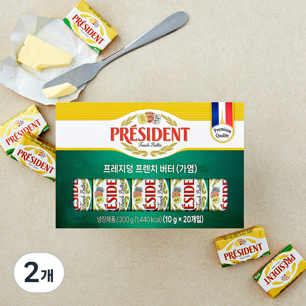 [로켓프레시] 프레지덩 버터 가염 20개입 22,270원