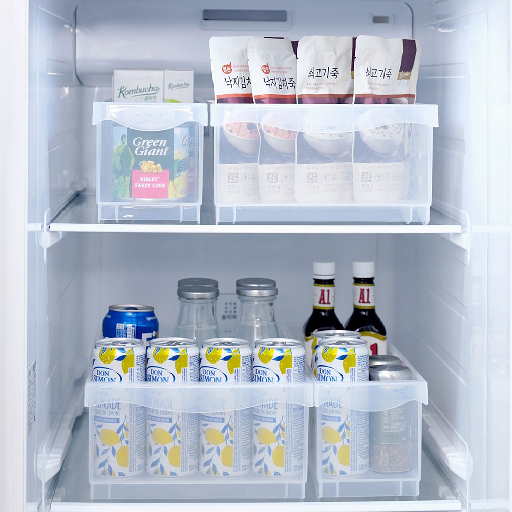the깔끔한 냉장고 정리 트레이 3호 2P+5호 2P 21,900원