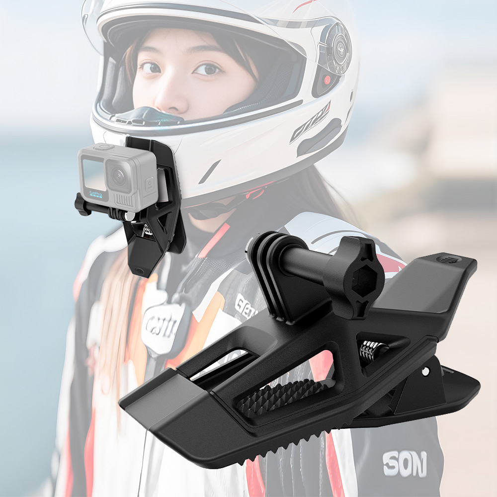 액션캠 모터바이크 헬멧 클램프 거치대 오토바이 고프로 인스타360 오즈모 액션 1인칭 촬영, 1개, AC-C26 19,500원