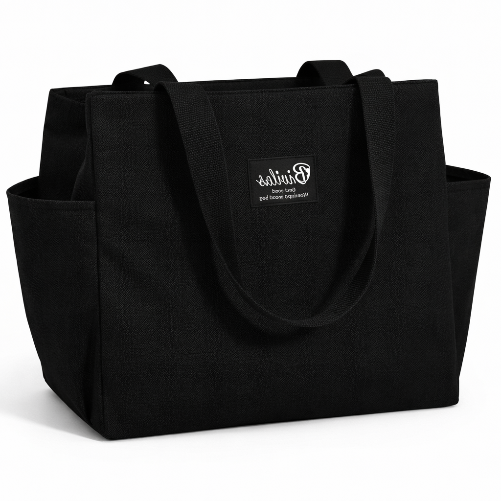 호호픽랩 데일리 도시락 보온보냉백 3중단열 휴대용 런치백, 1개, 블랙 12,900원