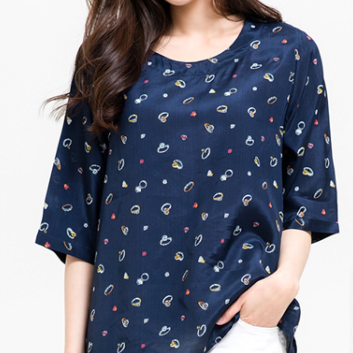 이라인 국산 풍기인견 7부블라우스 9225_185(~2XL) 35,900원