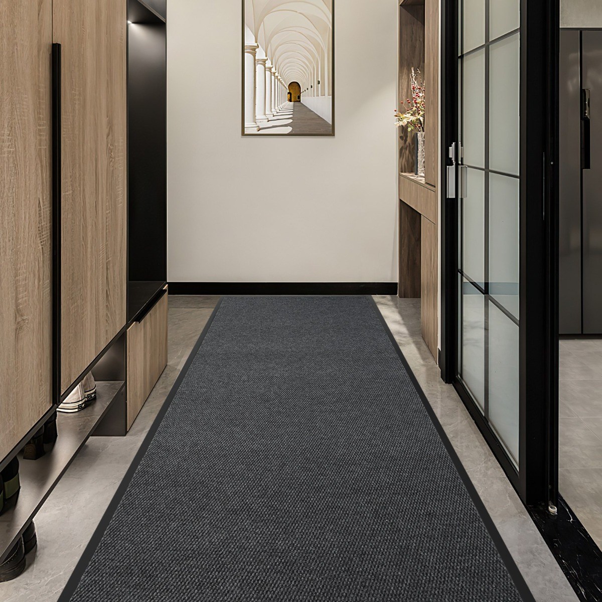 Kismetic 현관매트 업소용 대형 롤매트 점무늬 바닥매트 출입구 발매트 롤카페트 0.9*3m, 그레이, 1개 48,900원