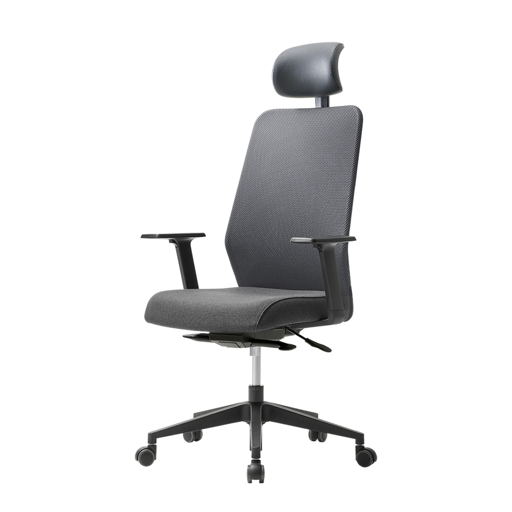 듀오백 슈프림 Q1SP-HA-C 사무용 컴퓨터 책상 의자, 다크 그레이 244,000원