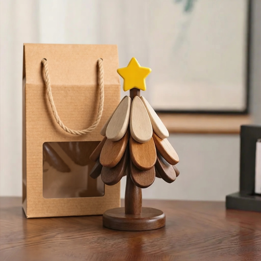 위클리빙 트리 냄비받침대 우드 원목형 집들이선물 10,900원