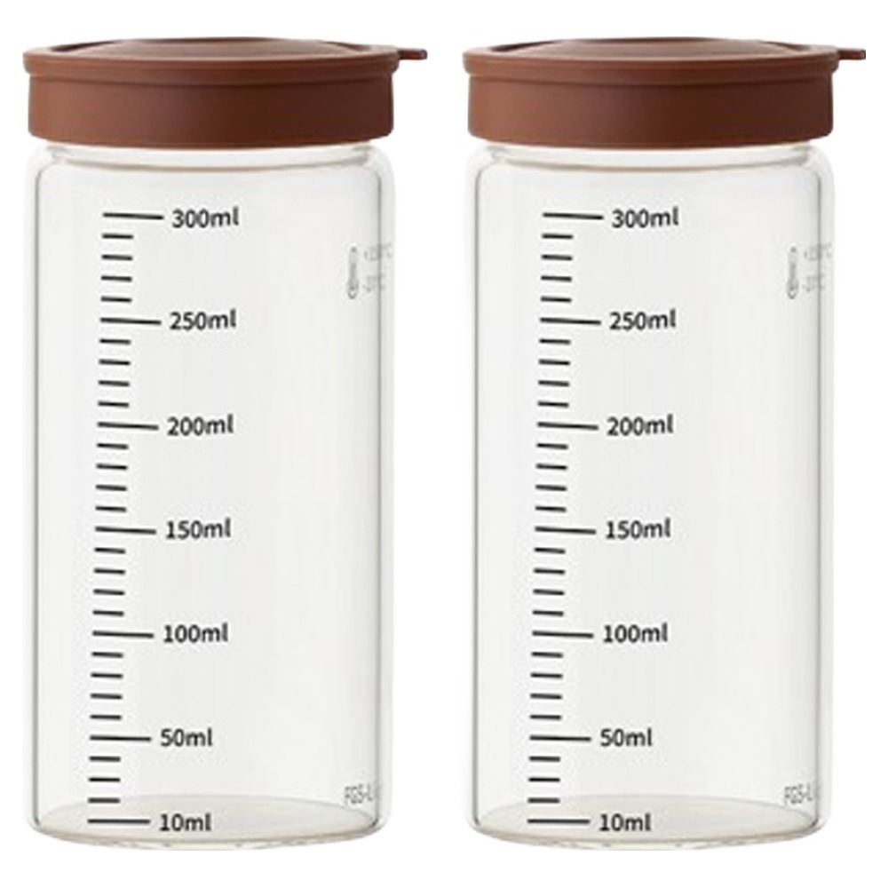 로체스터 실리콘캡 눈금 내열 유리병 브라운 9,900원