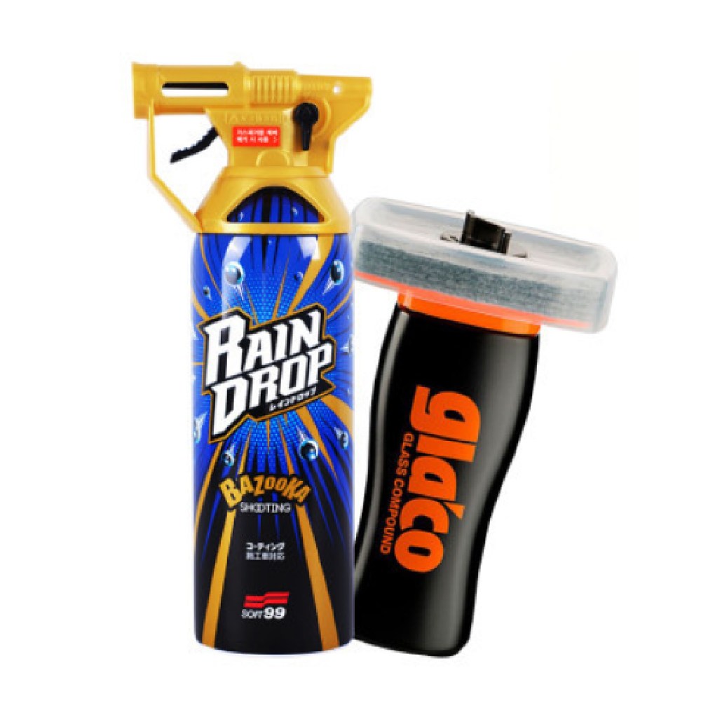 소프트99 글라코 발수코팅 유막제거 세트 레인드롭 바주카 W526X + 유막제거제 G47 41,400원