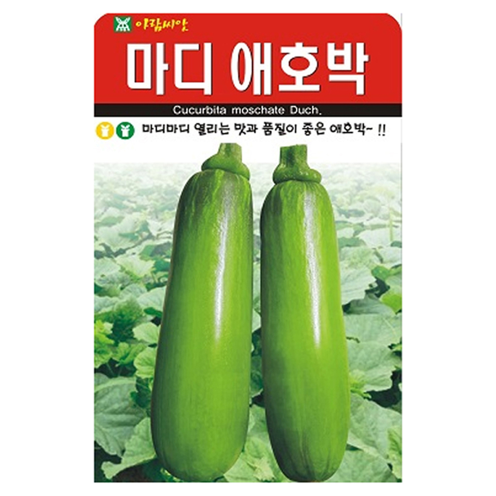 아람종묘 마디애호박 씨앗 20립 3,600원
