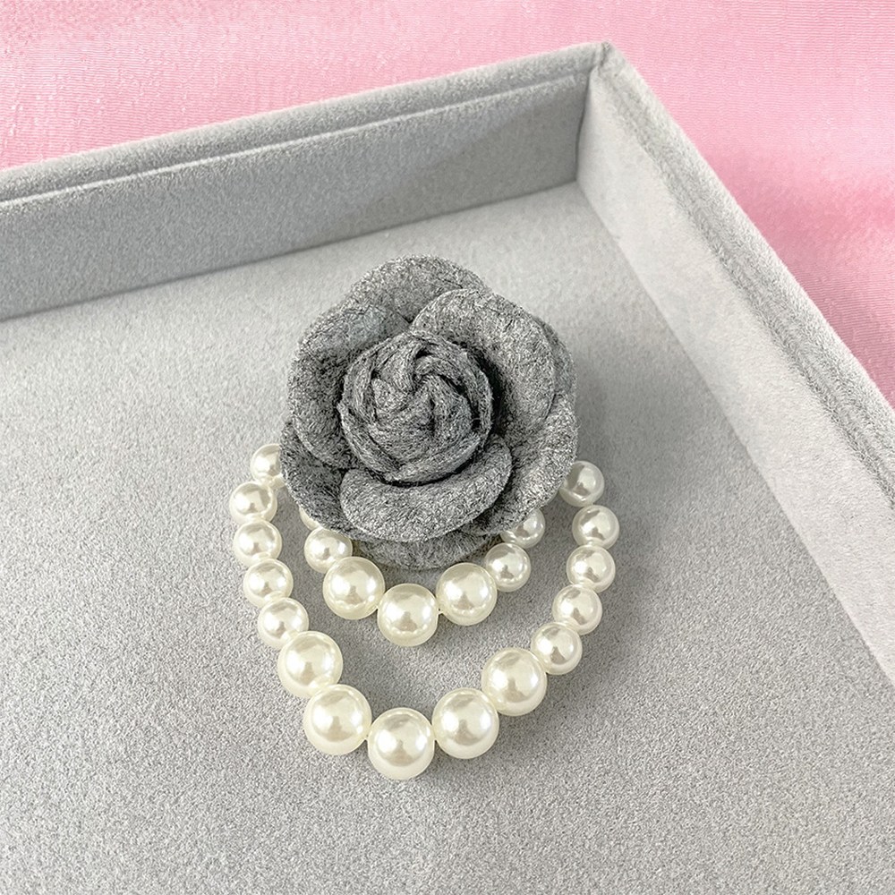 Pttozan 꽃 진주 브로치 다섯 가지 색상 선택 가능 정장패션용 캐쥬얼 패션용 11,900원
