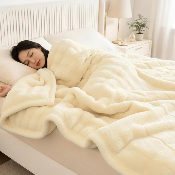 KEMEI 정전기 양면 방지 극세사  블랭킷 담요 토끼털 캠핑 소파담요 세탁 가능 10,900원