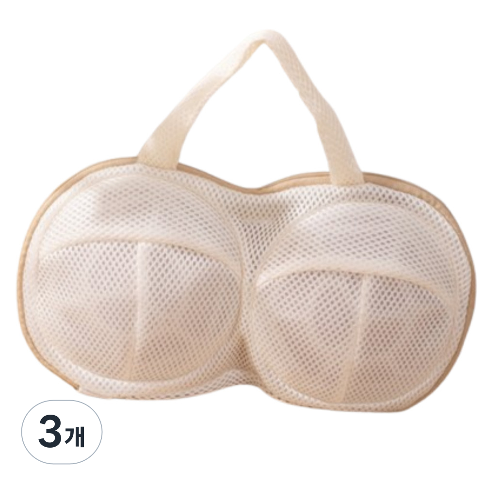 변형방지 브래지어 세탁망 고급형, 베이지, 3개 12,000원