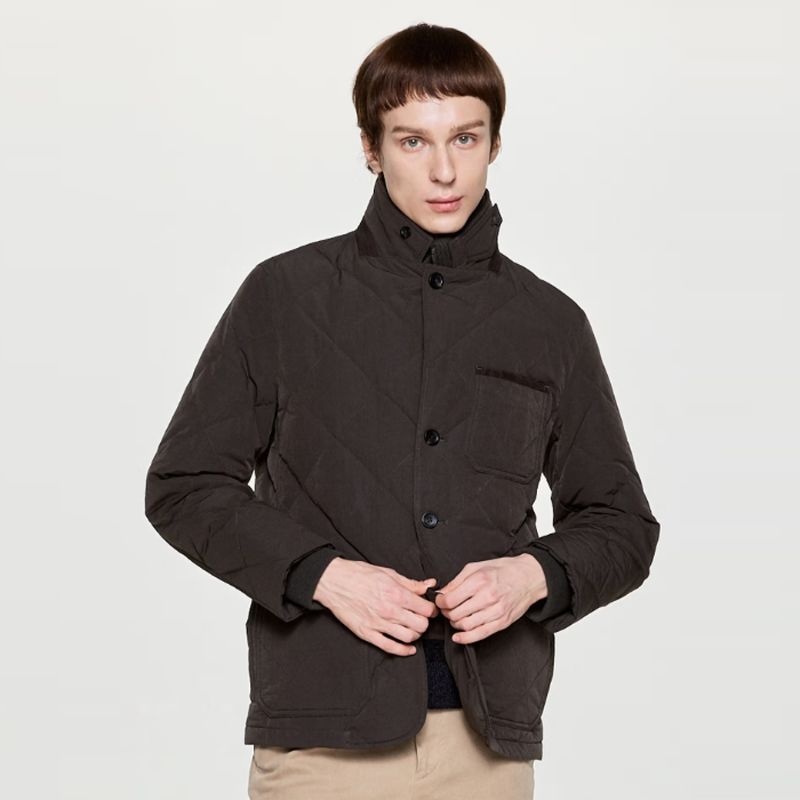 (매장)헤지스 [25FW] 남성 다이아 퀼팅 화섬 다운 점퍼 HZJU5D531CG 154808 492,000원