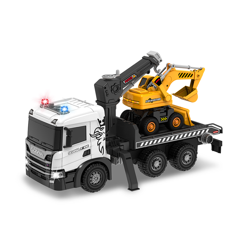 빅 스카니아 중장비 운반트럭 포크레인 세트 대형 자동차, 1개 60,900원