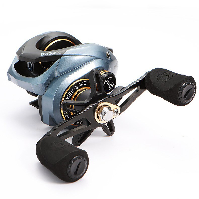 KUNZO 베이트릴 DW200 밸런스에 강한 쭈꾸미 참돔 광어 문어 선상낚시 지깅릴, 그레이골드, 우핸들(ZDWLJ) 38,700원