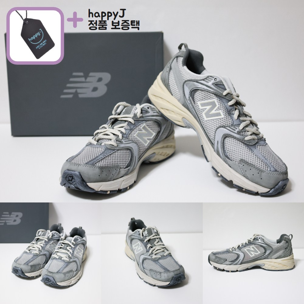 [백화점정품판/AS가능] 뉴발란스 530 런닝화 운동화 스니커즈 신발 남성 여성 공용 JaJ 빈티지 그레이 + happyJ 보증택 172,000원