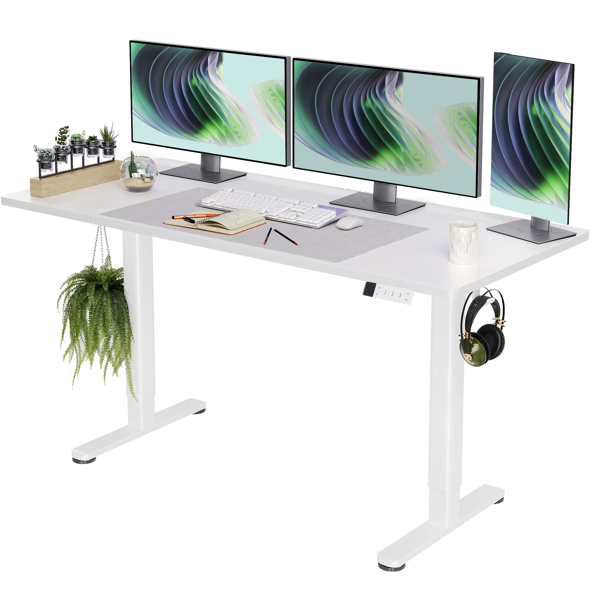 Claiks 높이조절 전동책상 모션데스크 공부 사무용 컴퓨터 책상 조절 스탠드 테이블 142,480원