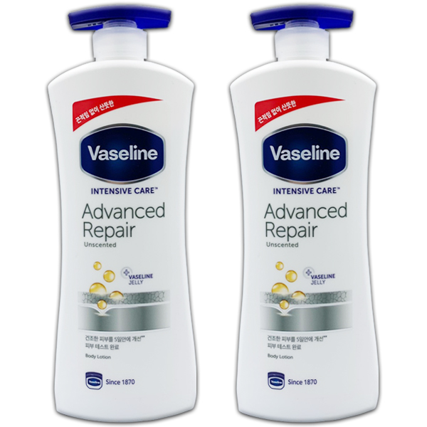 바세린 인텐시브 케어 어드밴스드 리페어 로션 600ml, 600ml, 2개 18,900원