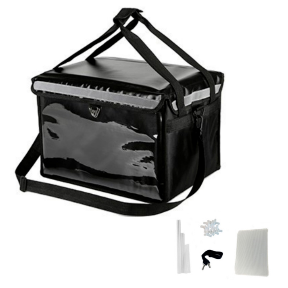 ivian [뚜껑 자석] 자전거 배달가방 배달대행 탑박스 버거가방 30~80리터, 현재가 15,650원