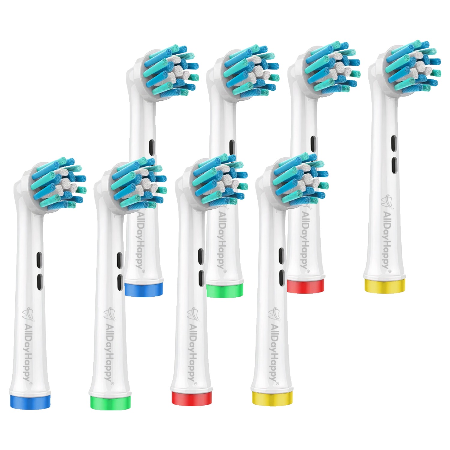 올데이해피 EB-50X 오랄비 전동칫솔 호환용 칫솔모, 8개, 화이트, 단일상품 7,760원