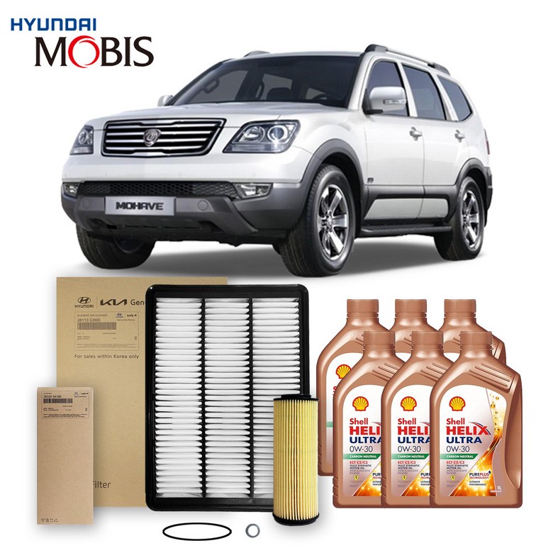 모하비 3.0 디젤 (07-15년식) 순정필터+쉘합성유, 1개 158,880원