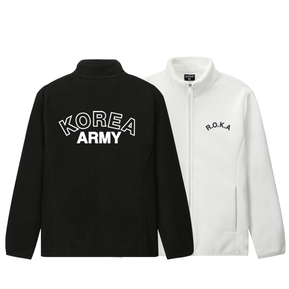 [꼬마군화] ROKA 보아털 남녀공용 로카후리스 고급자수 기모 오픈집업자켓 39,000원