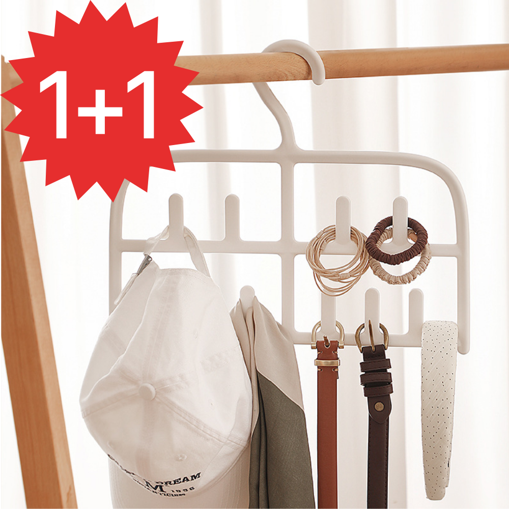 후크월드 멀티 다용도 옷걸이 논슬립 공간절약, 2개, 화이트 9,900원