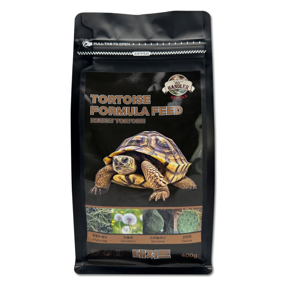 펫츠핸들러 육지거북이 렙타일 데져트 포뮬러 사료, 1개, 400g 10,800원