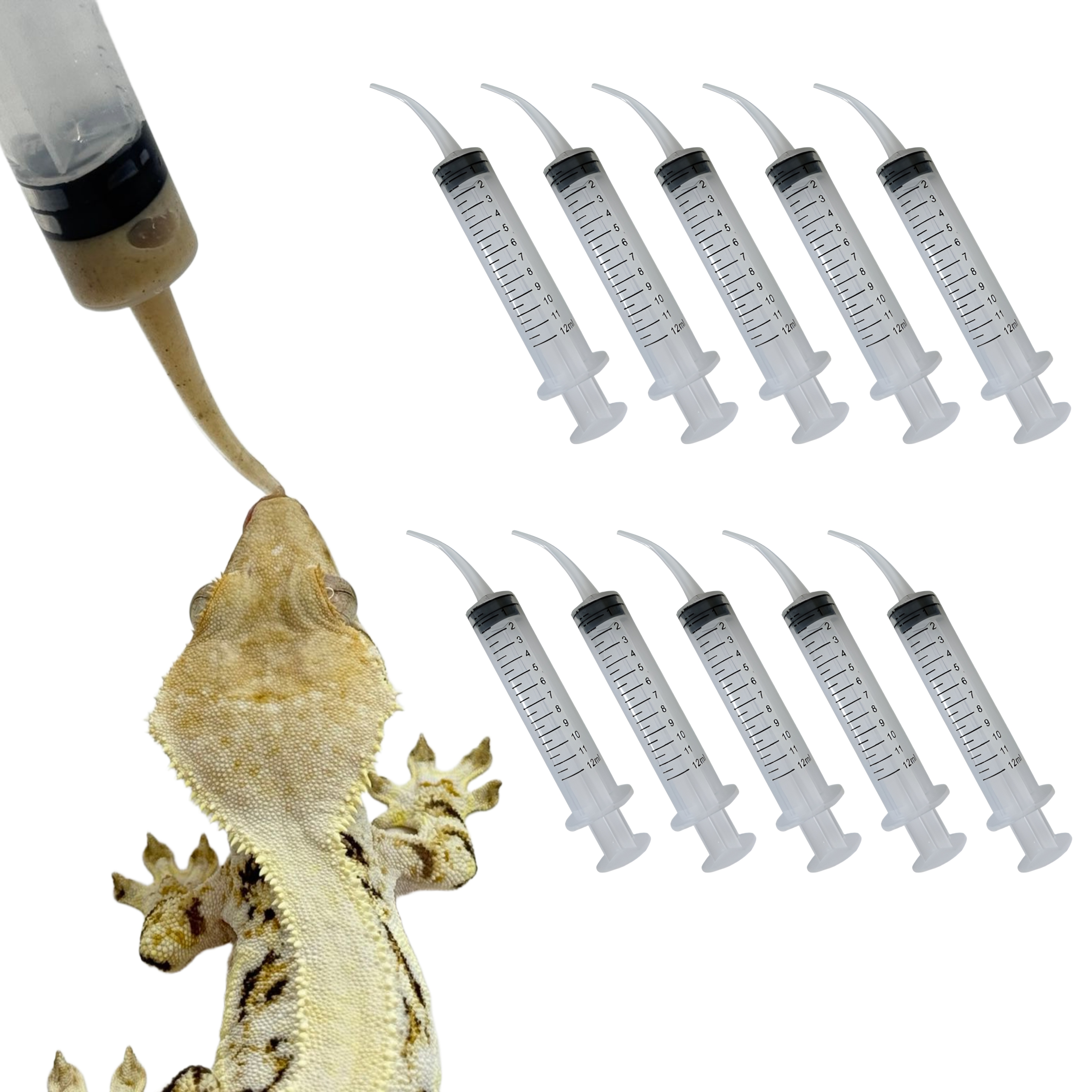 그로우핸즈 반려동물 피딩용 커브 주사기 소동물 투약용, 10개, 투명 7,910원