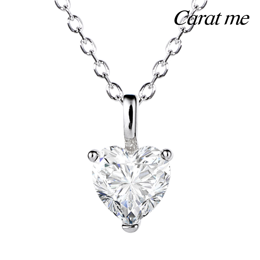 [캐럿미]18kGF 시뮬럿다이아 1캐럿 하트컷 모이사나이트 목걸이 실버925 234,000원