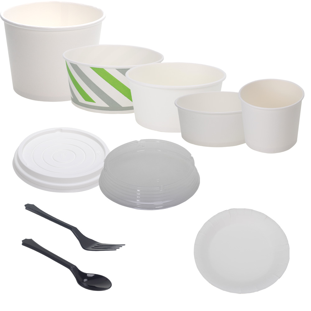 350cc 380cc 520cc 종이용기 100개 분식용기 컵밥용기 빙수용기 4,200원