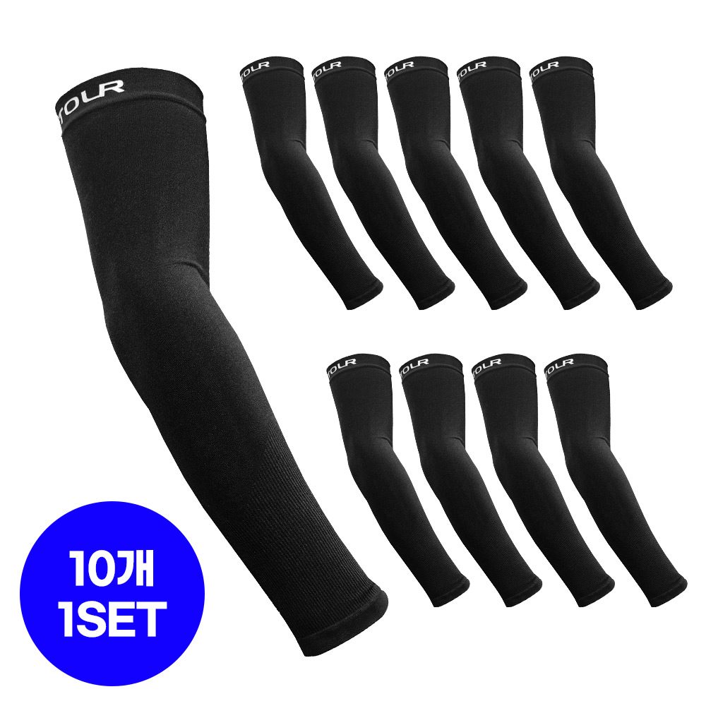 투어골프 자외선차단 손목 무봉제 팔토시 10개 1세트, 10개, 그레이 66,500원