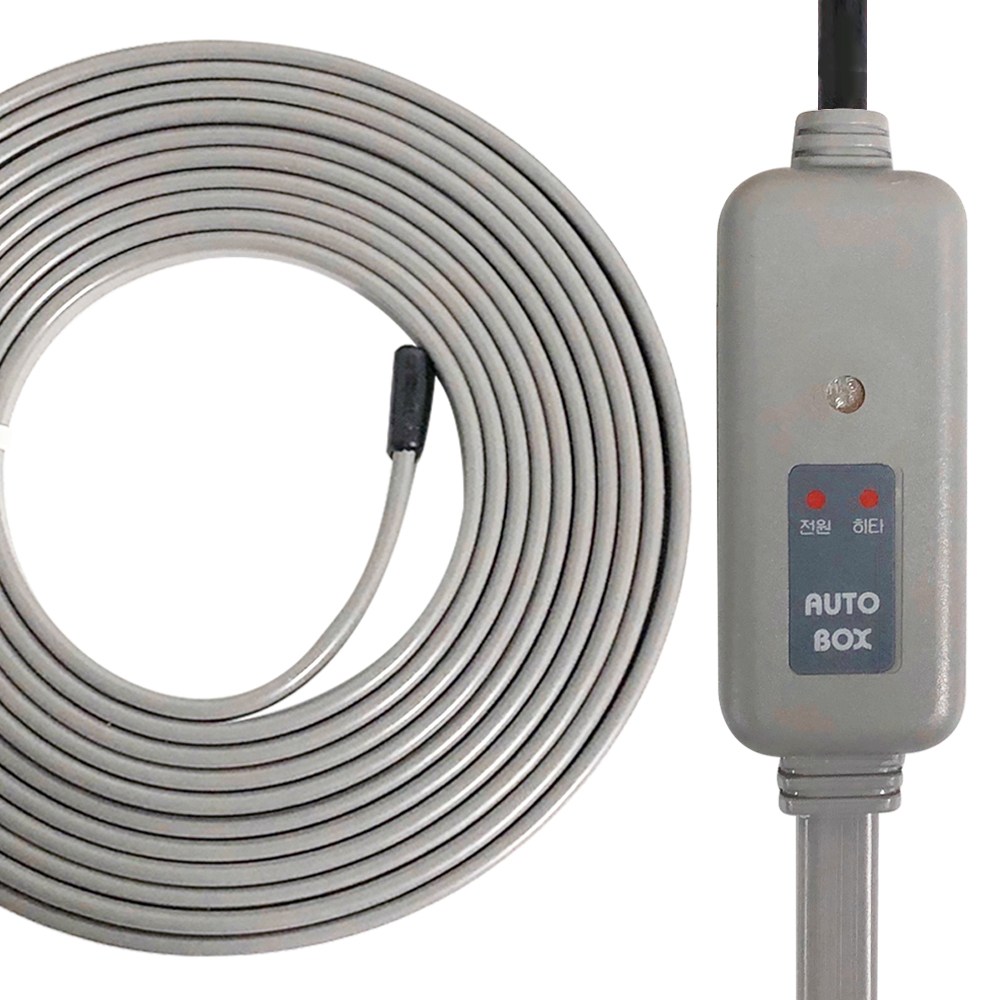 국내생산 유니켐열선 정온전선 회색 센서부착형 수도 동파방지열선 히터 히팅 보일러 히팅케이블 배관동파방지 세탁기동파 17,490원